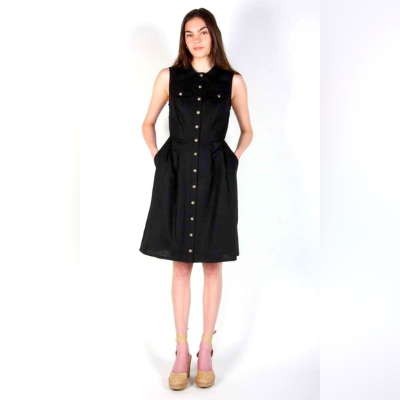 Birds of North America Tree Mouse dress in black - Picture 1 of 8